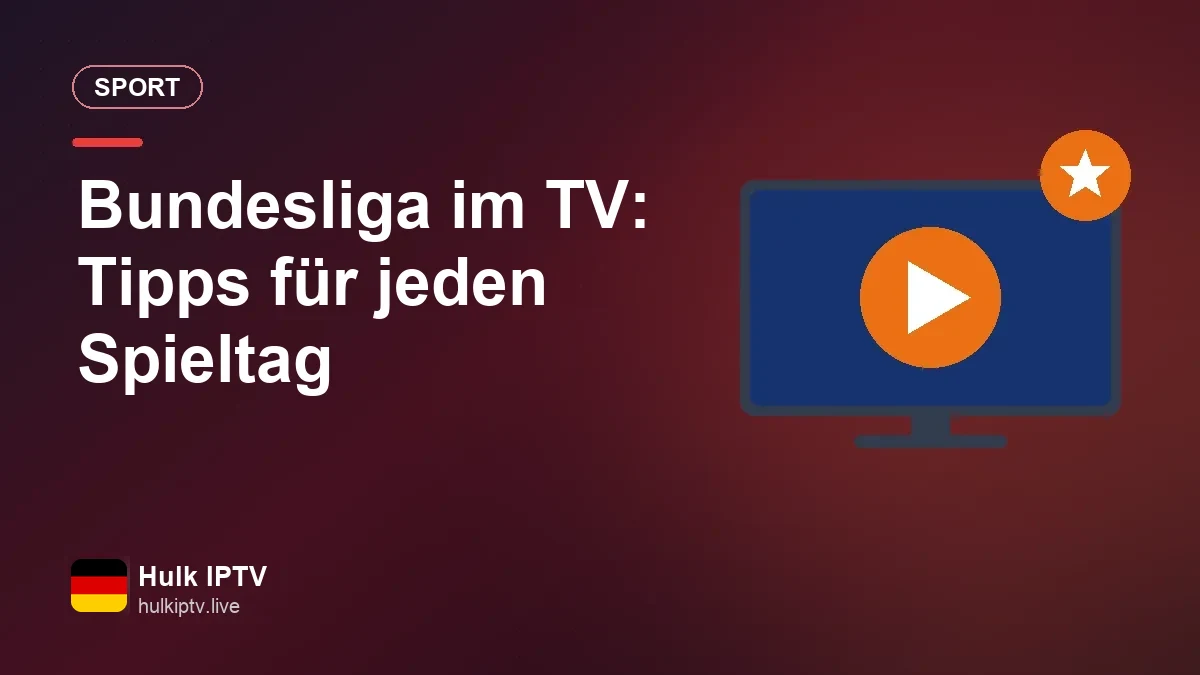 Bundesliga im TV im Wohnzimmer schauen